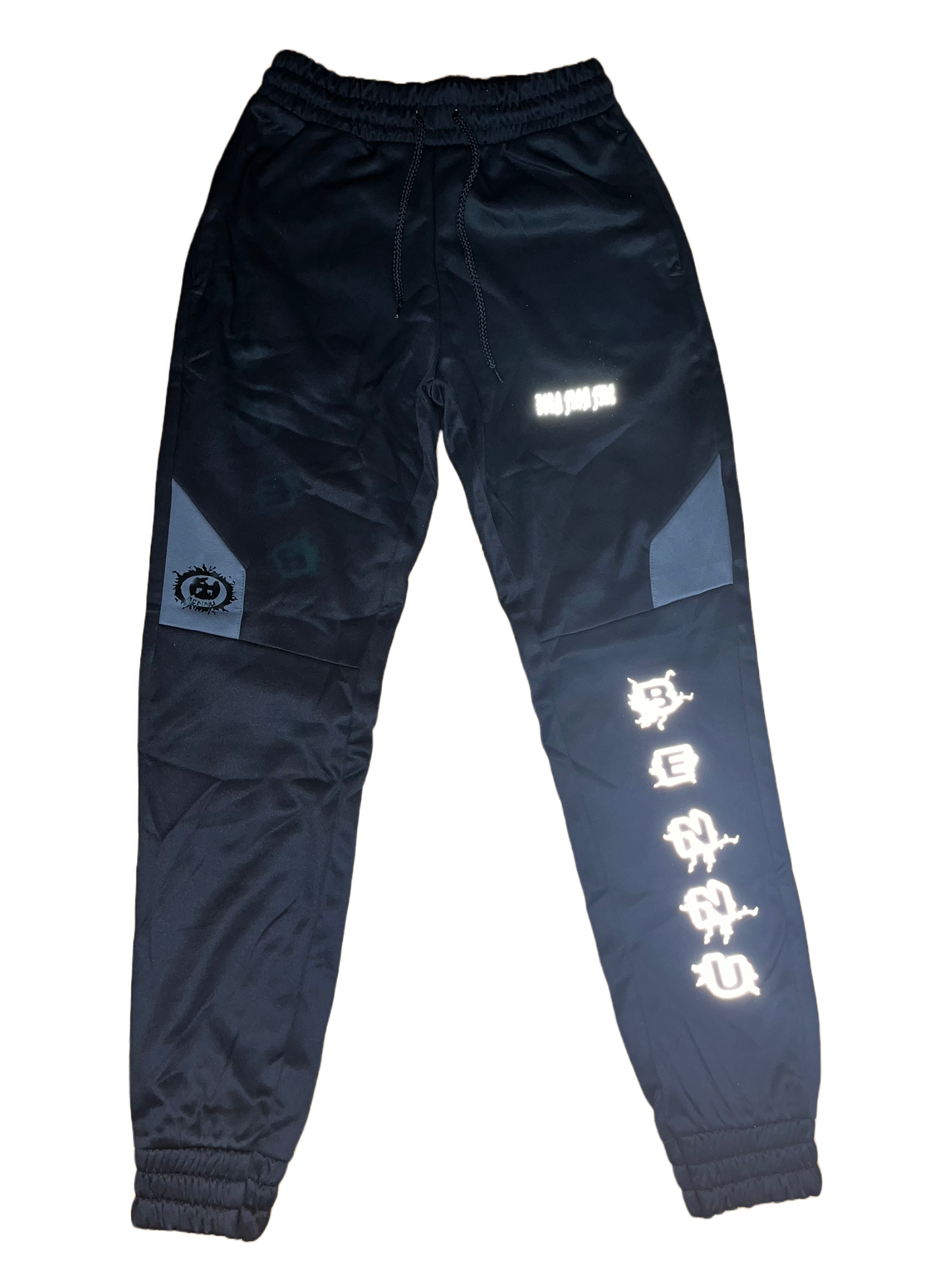 Bennu Black 3m Reflective Joggers