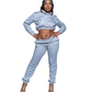 Bennu Baddie Cropped Hoodie Set