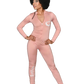 Pink “Rose From Concrete” Jumpsuit