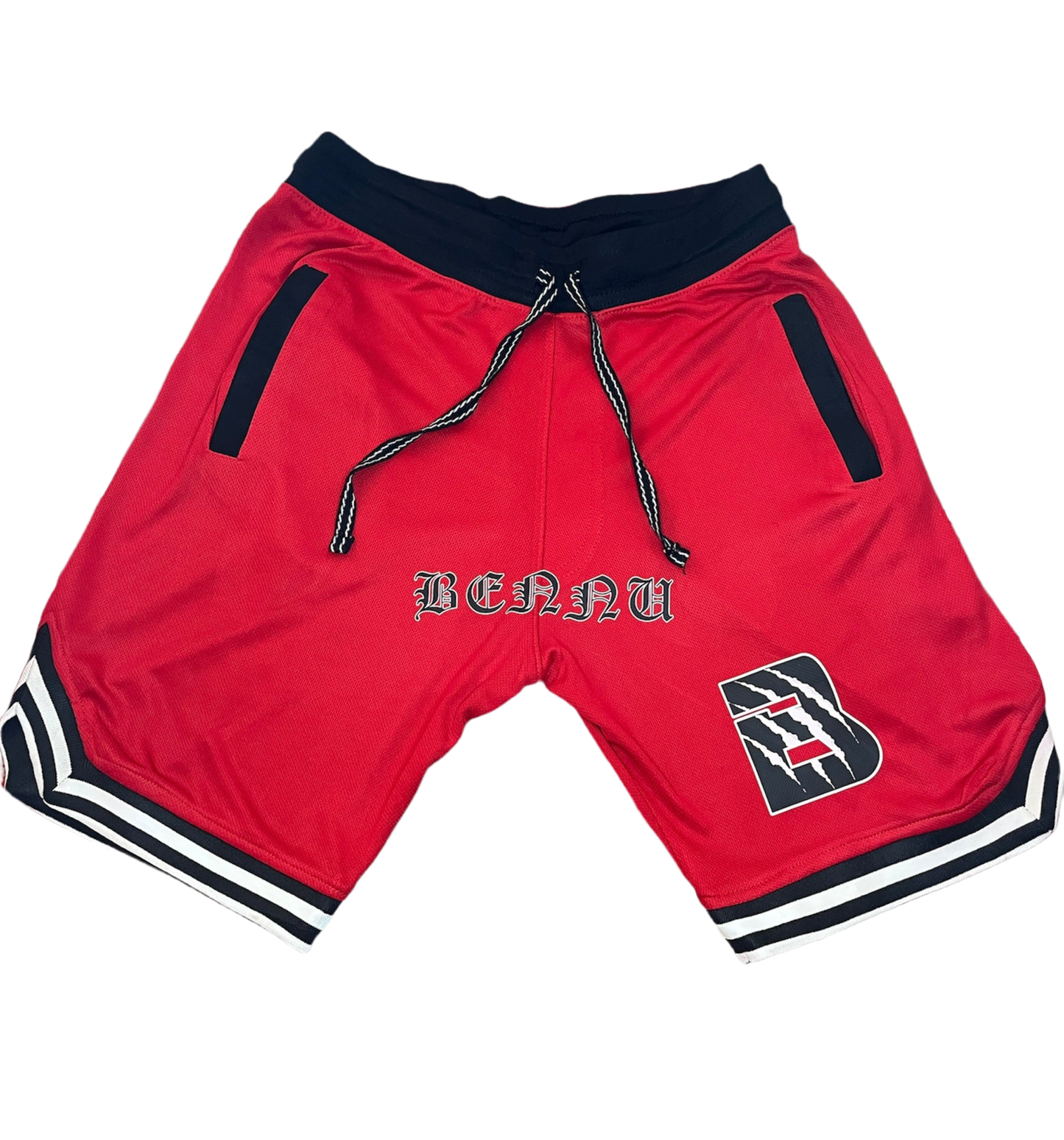 Red Bennu Basketball Shorts