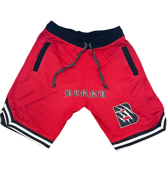Red Bennu Basketball Shorts