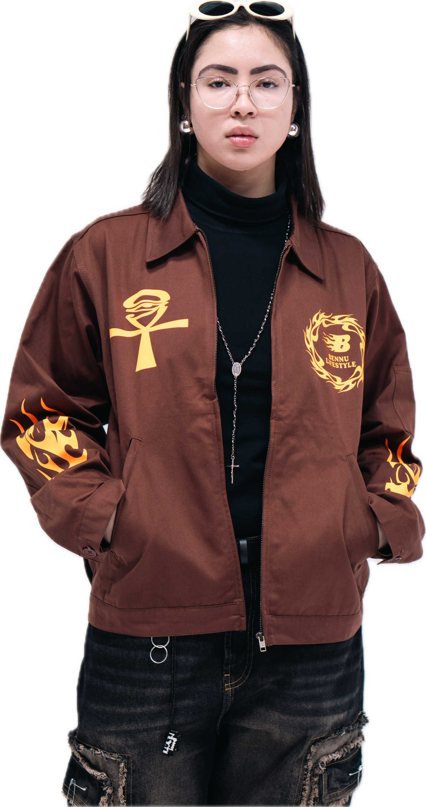 Brown “Lifestyle” Mechanic Jacket