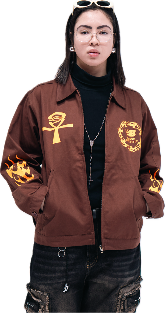 Brown “Lifestyle” Mechanic Jacket