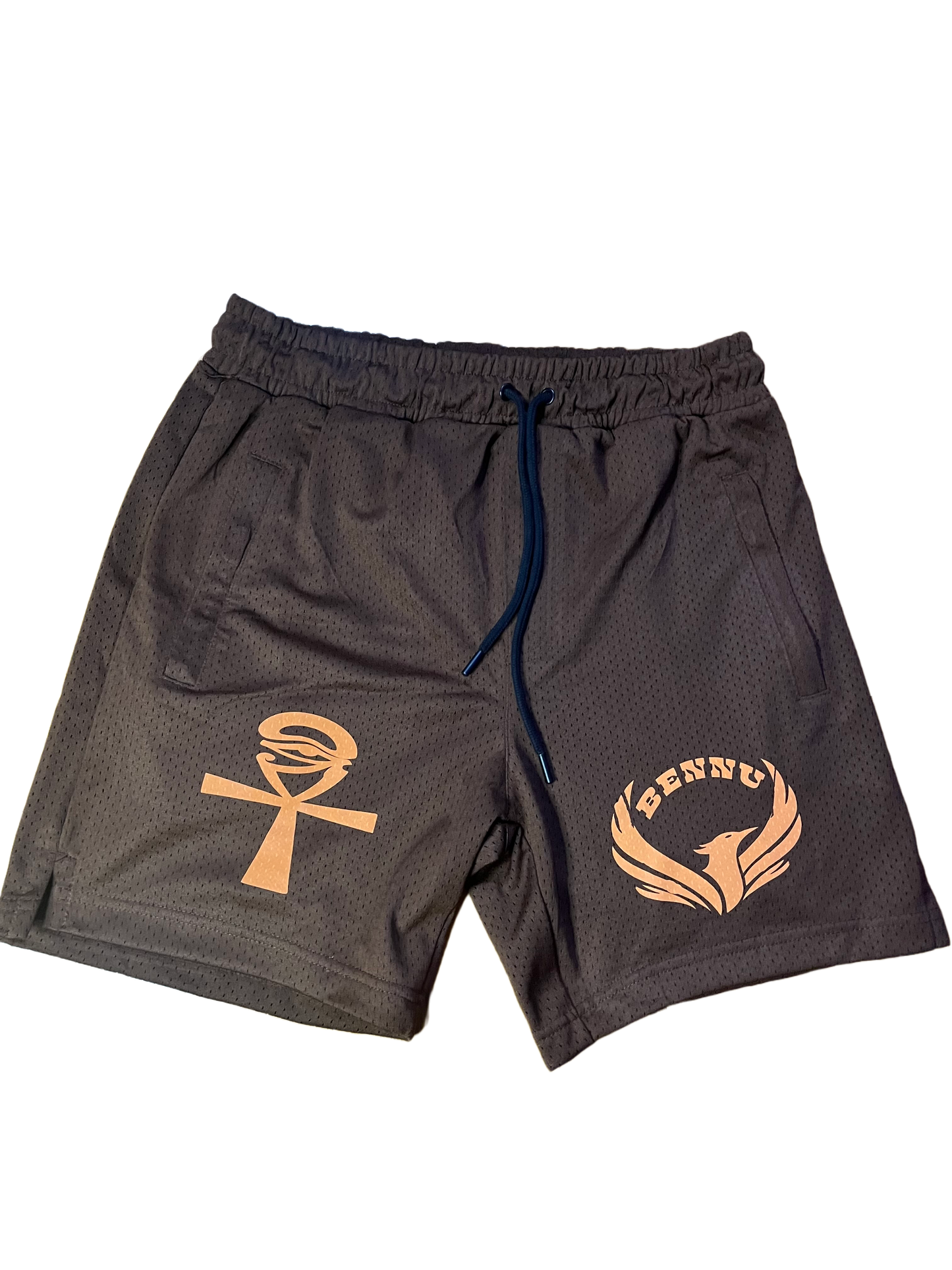 Brown & Orange Reflective Shorts