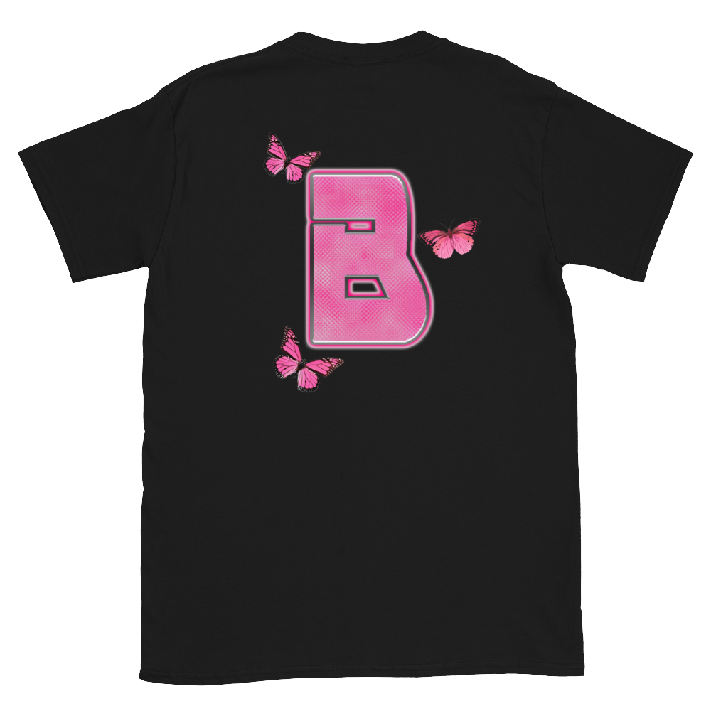 Pink Butterfly Tee