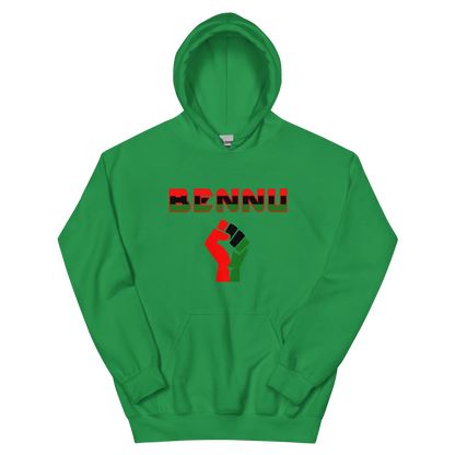 Green Bennu Black Power Unisex Hoodie